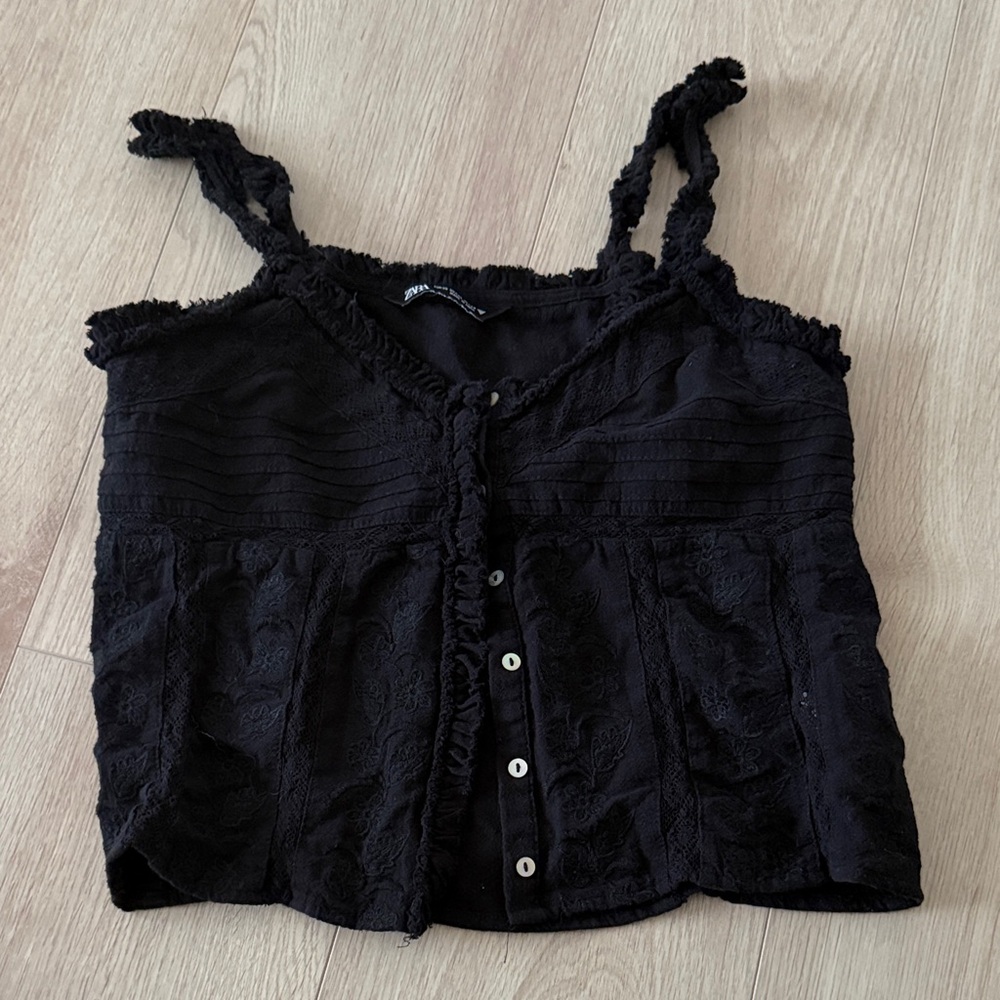 Zara linen top